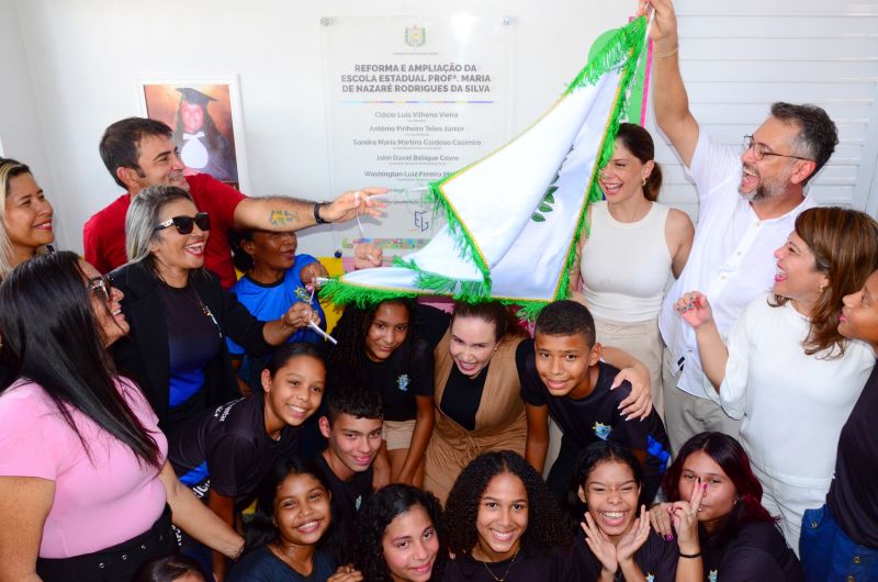 Esta é a 10ª escola inaugurada em um ano e sete meses