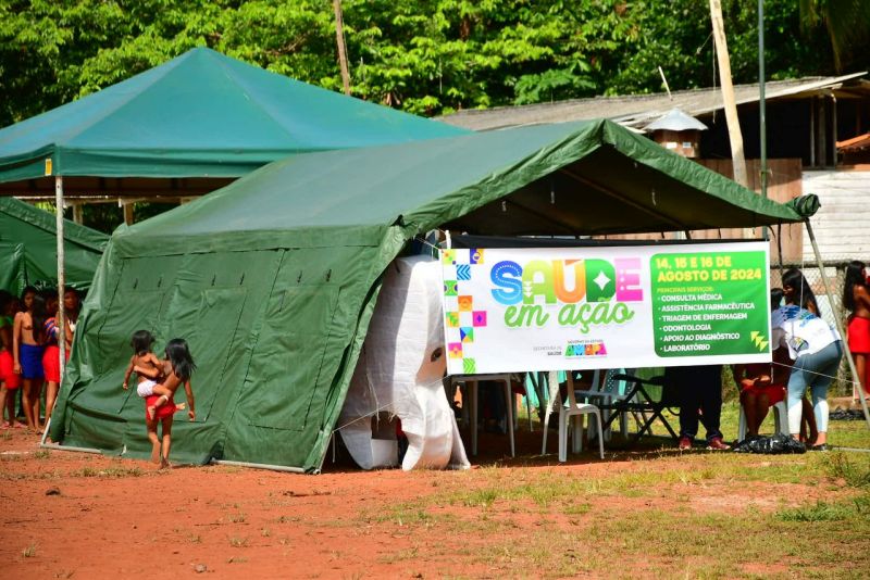 Ação acontece no polo base Aramirã