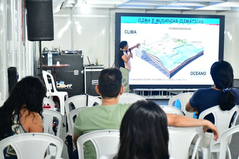 Palestra destacou os desafios das mudanças do clima no Amapá 