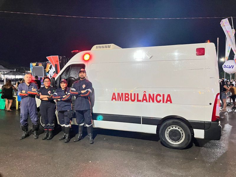 Equipes do Samu estavam posicionadas em pontos estratégicos 