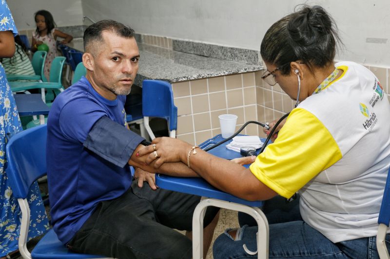 Foi feita a medição da pressão arterial