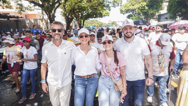 Governador Clécio participou do Círio de Nazaré com a família