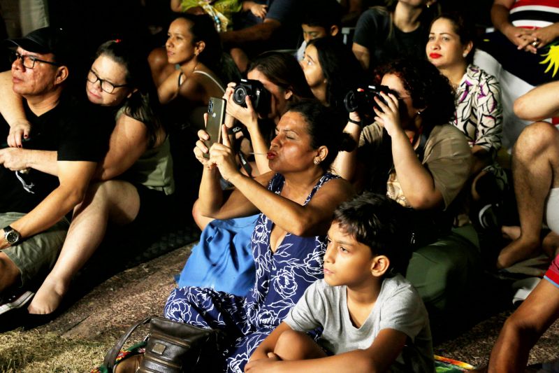 Público aprecia um dos símbolos da Música Popular Brasileira