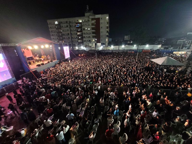 Show abriu a programação da Jornada Gospel que celebra o Dia do Evangélico no Amapá