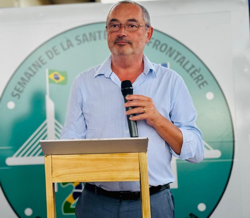 Diretor da Agência Regional de Saúde da Guiana Francesa, Laurent Bien