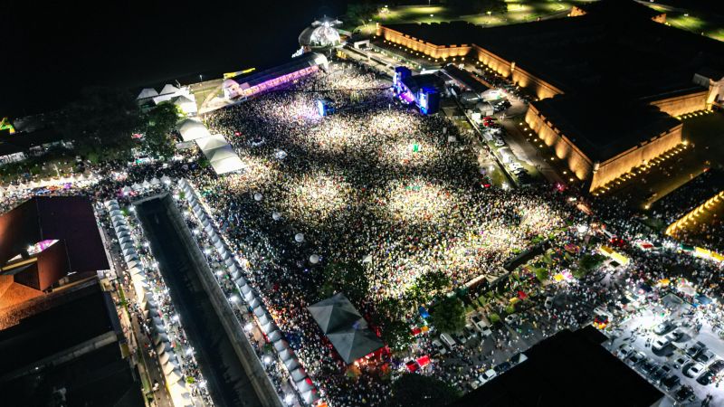 Apresentações nacionais e locais possuem entrada franca no anfiteatro da Fortaleza de São José de Macapá