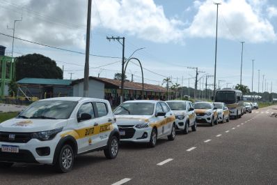 notícia: Governo do Amapá inicia transição para o novo local de provas práticas do Detran no Parque de Exposições da Fazendinha