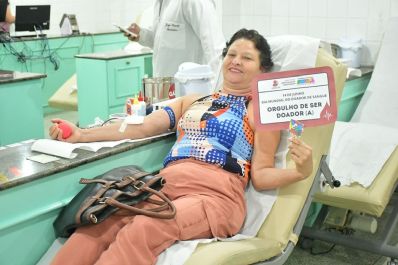 notícia: Junho Vermelho: Governo do Amapá celebra Dia Mundial do Doador de Sangue com ação festiva no Hemoap