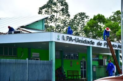 notícia: Governo do Amapá realiza serviços de melhorias na estrutura da UPA Zona Norte