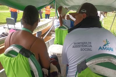 notícia: Governo do Amapá monitora possibilidade de cheias do Rio Araguari nos municípios de Ferreira Gomes e Porto Grande