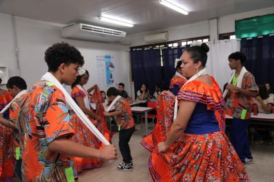 notícia: Com apoio do Governo do Amapá, projeto leva cultura do marabaixo para escolas estaduais