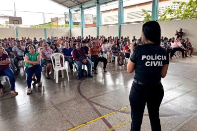 notícia: Projeto 'Polícia Civil nas Escolas' leva orientações de segurança no ambiente escolar do Amapá