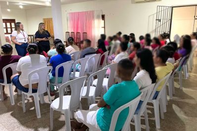 notícia: Governo do Amapá promove debate e acolhimento com internas da Penitenciária Feminina