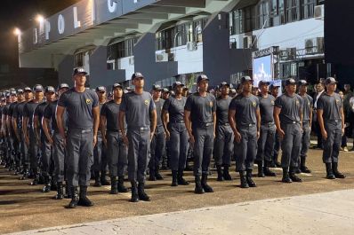 notícia: Governo do Amapá inicia fase operacional da maior turma do Curso de Formação de Soldados da Polícia Militar