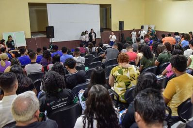 notícia: Jovem Protagonista: estudantes das escolas estaduais do Amapá são treinados para acolher novos alunos