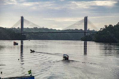 notícia: Conselho do Rio Oiapoque: Governo do Amapá debate gestão integrada de recursos hídricos e sólidos na fronteira com a França