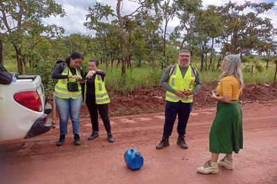 notícia: Governo do Amapá segue com obras de pavimentação asfáltica do ramal Porto do Céu, em Macapá