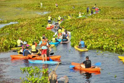 notícia: Governo do Amapá celebra ‘Um Dia no Parque’ com incentivo ao ecoturismo e conexão das famílias com a natureza 