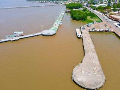 notícia: Governo do Estado inicia construção do Terminal Hidroviário no Trapiche Santa Inês, em Macapá