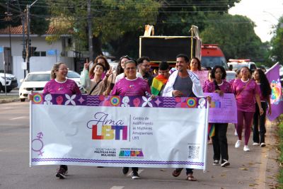 notícia: Com apoio do Governo do Amapá, sétima Marcha das Mulheres LBTI+ é realizada em Macapá