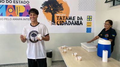 notícia: Governo do Amapá garante merenda para alunos do projeto social 'Tatame da Cidadania'