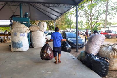 notícia: Empresas sustentáveis e empreendedores atuam na coleta de resíduos na 53ª Expofeira do Amapá