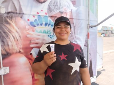 notícia: ‘É algo que a gente precisa muito’, diz empreendedora ao receber atendimento odontológico gratuito na 53ª Expofeira do Amapá