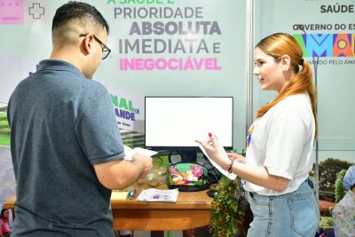 notícia: Governo do Estado realiza ações para orientar pacientes com sobrepeso e obesidade na 53ª Expofeira 