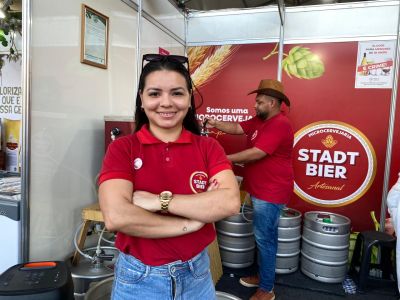 notícia: 'Já contabilizamos mais de R$ 35 mil em lucro', diz gerente de fábrica artesantal de chopp na 53ª Expofeira do Amapá