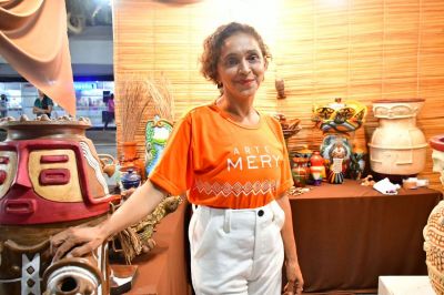 notícia: 'Aumentei em 50% os lucros e fechei muitas encomendas’, diz artesã após vendas na 53ª Expofeira do Amapá 