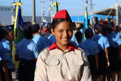 notícia: ‘Marca uma nova fase na nossa vida’, diz aluna de escola da Gestão Compartilhada do Amapá ao participar de rito de passagem