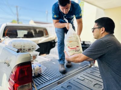 notícia: 53ª Expofeira do Amapá: mais de 2,5 toneladas de alimentos arrecadados no ‘Troque e Pesque’ são doadas para instituições sociais