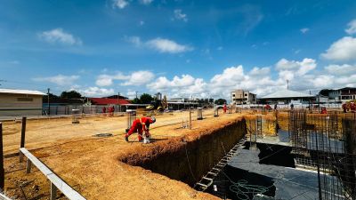 notícia: Amapá em obra: Governo do Estado realiza testes de resistência das fundações do novo HE, em Macapá