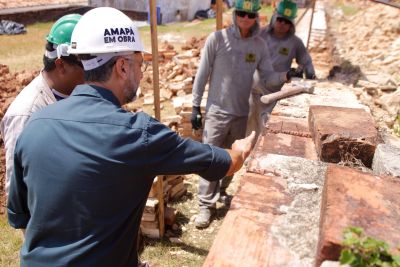 notícia: Governador Clécio Luís acompanha andamento das obras de restauro da Fortaleza de São José de Macapá