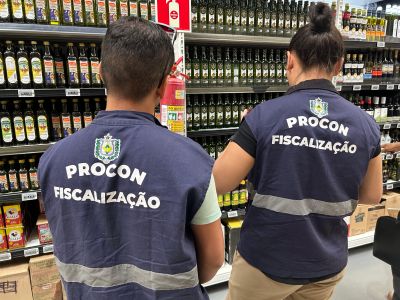 notícia: Procon-AP inspeciona supermercados para reforçar proibição da comercialização de azeites de oliva impróprios para o consumo