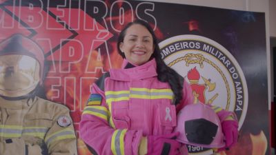 notícia: 'Fui forjada para aguentar guerras', diz sargento do Corpo do Bombeiros Militar que superou o câncer de mama