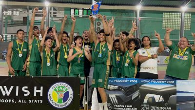 notícia: Alunos de escola estadual em Macapá conquistam título inédito no Campeonato Estadual de Basquete Sub-16