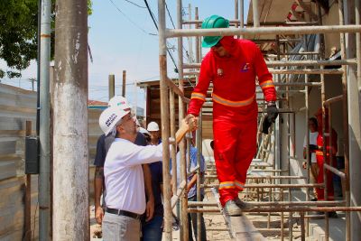 notícia: Governador Clécio Luís acompanha fase final da obra de construção da primeira Oficina Ortopédica do Amapá