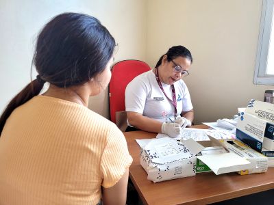 notícia: Promovida pelo Governo do Amapá, ação de bem-estar feminino encerra campanha do Outubro Rosa, em Santana