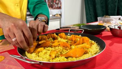 notícia: Aula show de culinária movimenta segundo dia do Festival Gastronômico Sabores de Ferreira Gomes