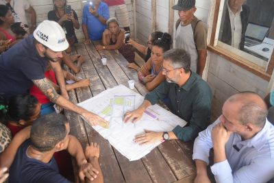 notícia: Governador Clécio Luís acompanha etapa final da construção do Conjunto Habitacional PAC Congós, em Macapá