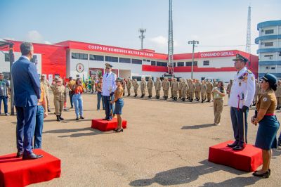 notícia: Governo do Estado realiza cerimônia de passagem de comando do Corpo de Bombeiros Militar do Amapá