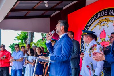 notícia: ‘Garante que o bombeiro cumpra seu papel de salvar vidas’, destaca governador Clécio Luís ao inaugurar novo prédio do Comando Geral 