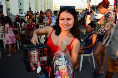 notícia: ‘Eles também são parte da família’, diz professora durante ação de bem-estar animal do Governo do Amapá