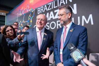 notícia: 'Desenvolvimento sustentável é perfeitamente possível', afirma vice-presidente Geraldo Alckmin acompanhado do governador Clécio Luís na COP29