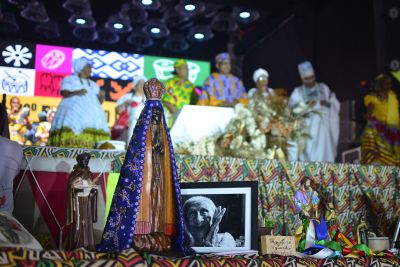 notícia: Fé, tradição e resistência marcam Missa dos Quilombos durante o 29º Encontro dos Tambores, em Macapá