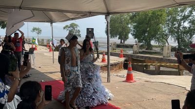 notícia: Mulheres recebem atendimento do Governo do Amapá durante o projeto de limpeza do rio Amazonas