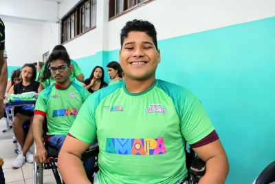 notícia: ‘É uma experiência única. Tenho muita gratidão’, celebra atleta que participa das Paralimpíadas Escolares com apoio do Governo do Amapá