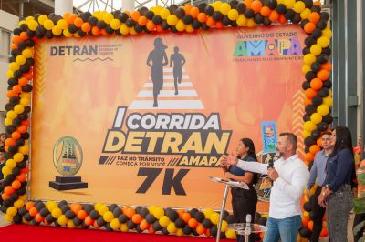 notícia: Governo do Estado lança 1ª Corrida do Detran Amapá para conscientizar população sobre paz no trânsito