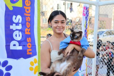 notícia: ‘É muito importante cuidar dos nossos pets’, diz estudante durante ação de bem-estar animal do Governo do Amapá